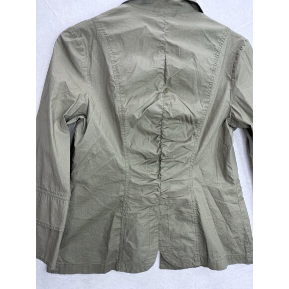 XCVI Women's Green Lightweight Utility Tie Front Jacket Size Large - Picture 10 of 13